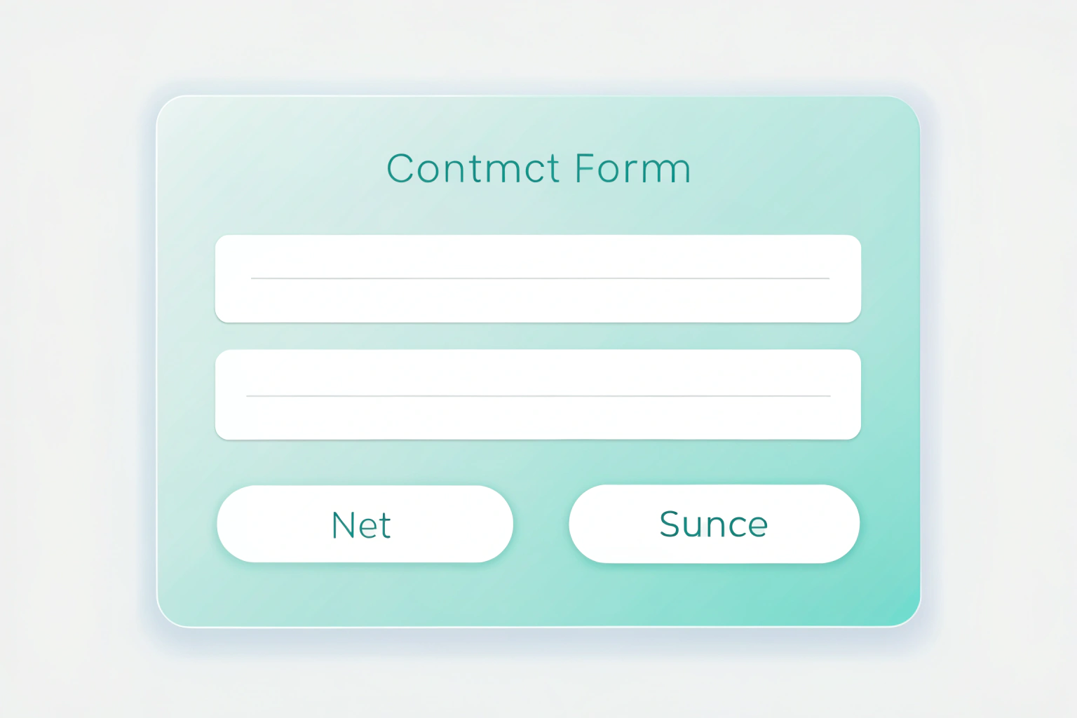 A simple, abstract illustration of a contact form with input fields and a submit button, depicted in soft colors without any text or identifiable elements, symbolizing communication and connection.